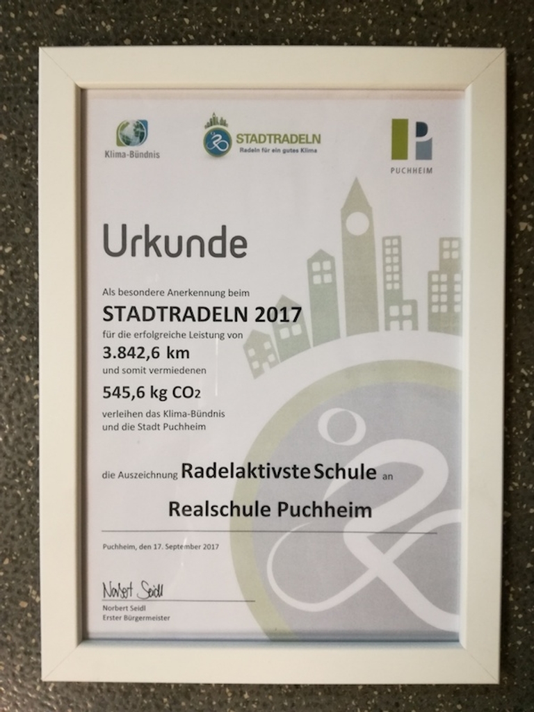 Gewinner beim Stadtradeln 2017
