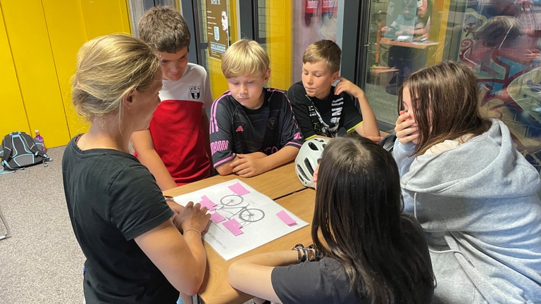 Bike-Check-Tag der 6. Klassen